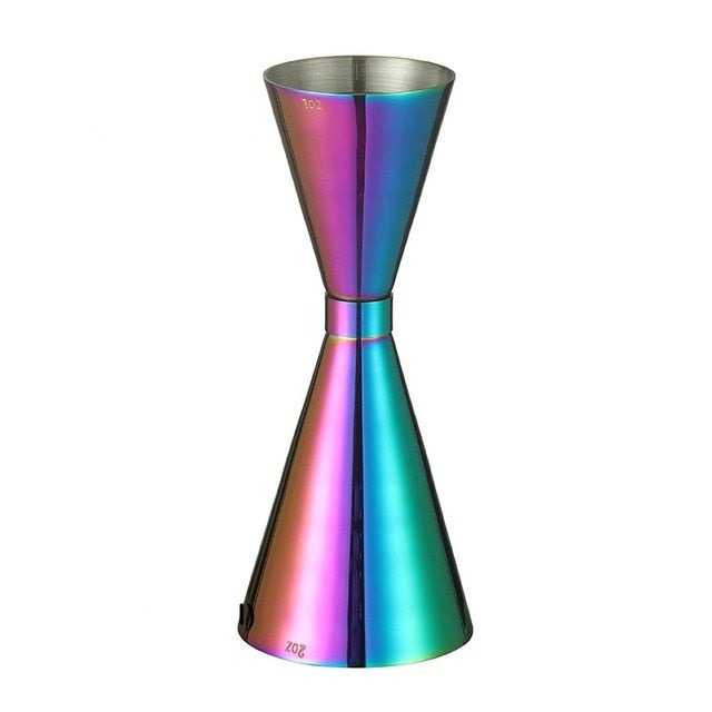 MixMaster Stainless Steel Jigger for Accurate Cocktail Measures