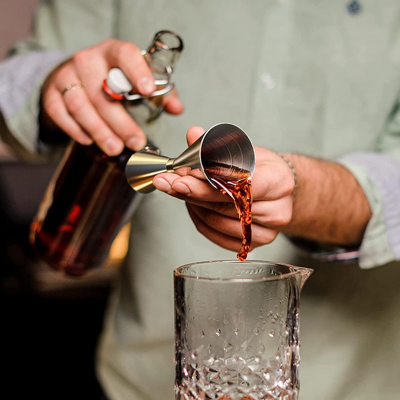 MixMaster Stainless Steel Jigger for Accurate Cocktail Measures