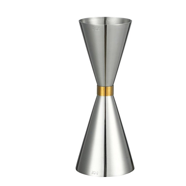 MixMaster Stainless Steel Jigger for Accurate Cocktail Measures