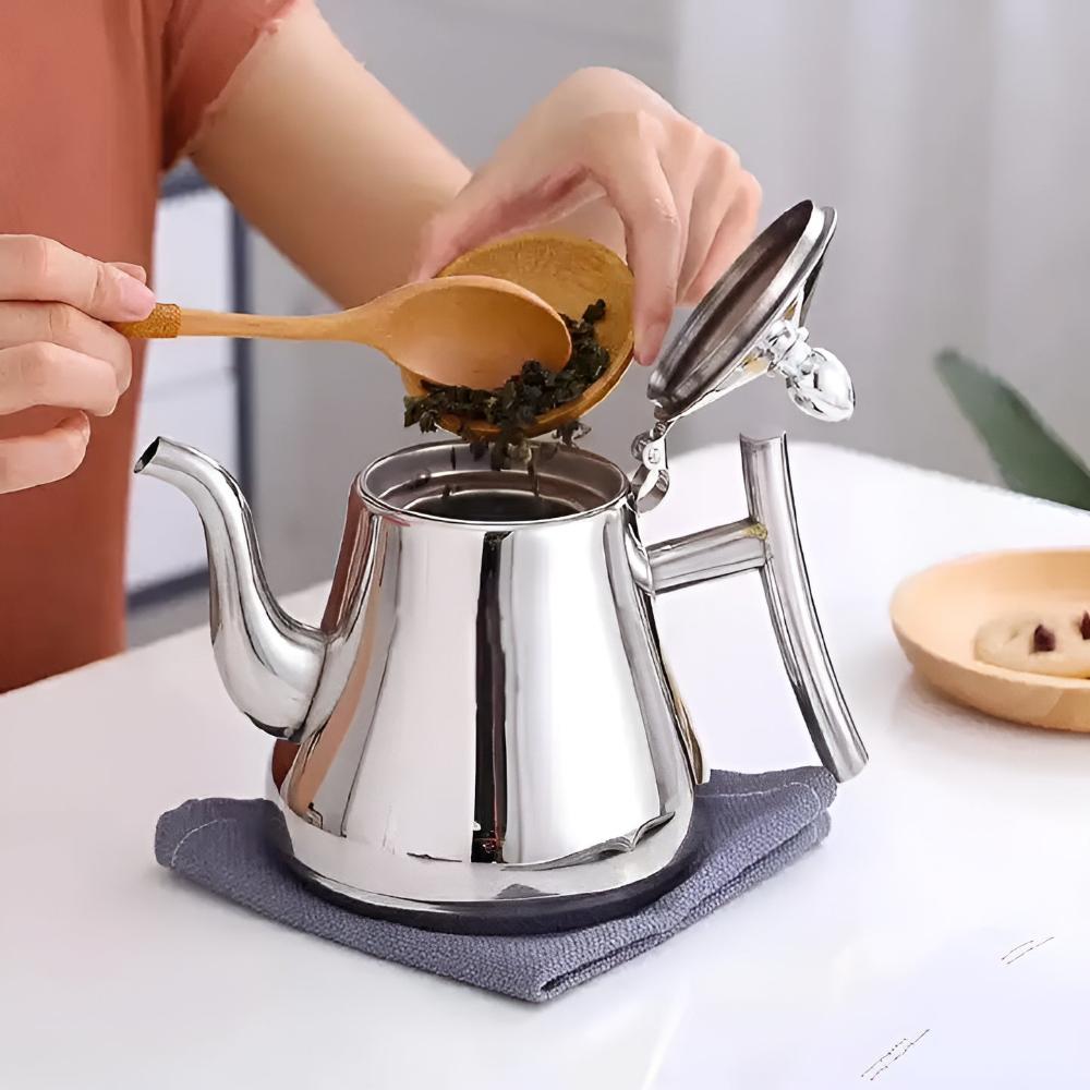 Steel Kettle with Infuser for Tea & Coffee | ventumra