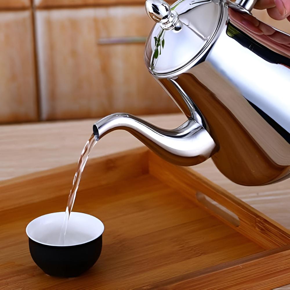 Steel Kettle with Infuser for Tea & Coffee | ventumra