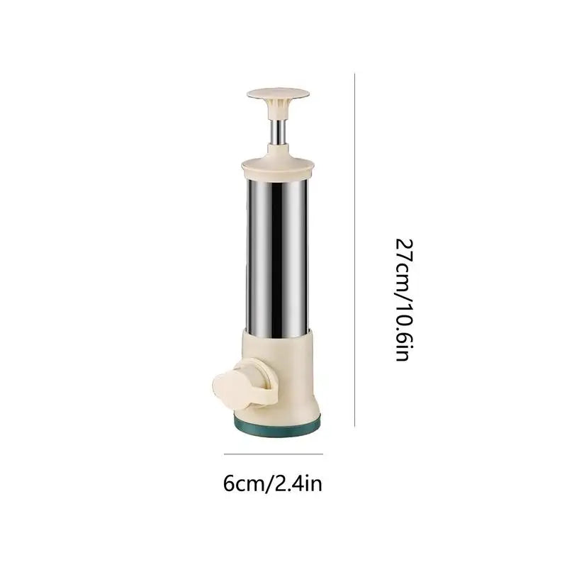 Sausage Master Hand Filler — Manual Stainless Steel Stuffer