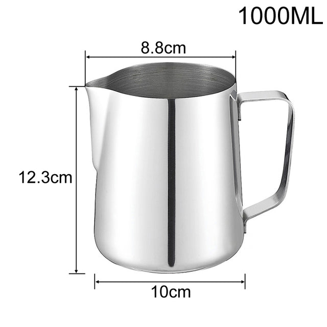 Stainless Steel Coffee Cup for Cappuccino & Milk Foam Design