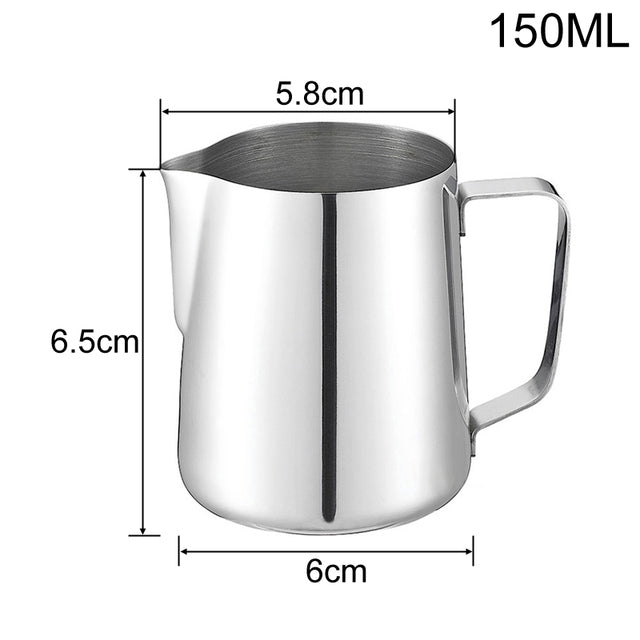 Stainless Steel Coffee Cup for Cappuccino & Milk Foam Design