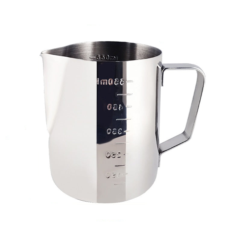 Stainless Steel Coffee Cup for Cappuccino & Milk Foam Design