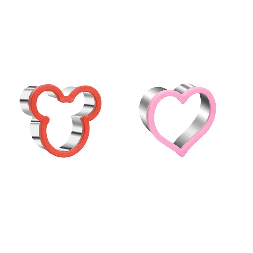 Stainless Steel Sandwich Cutters — Creative Snack Shapes