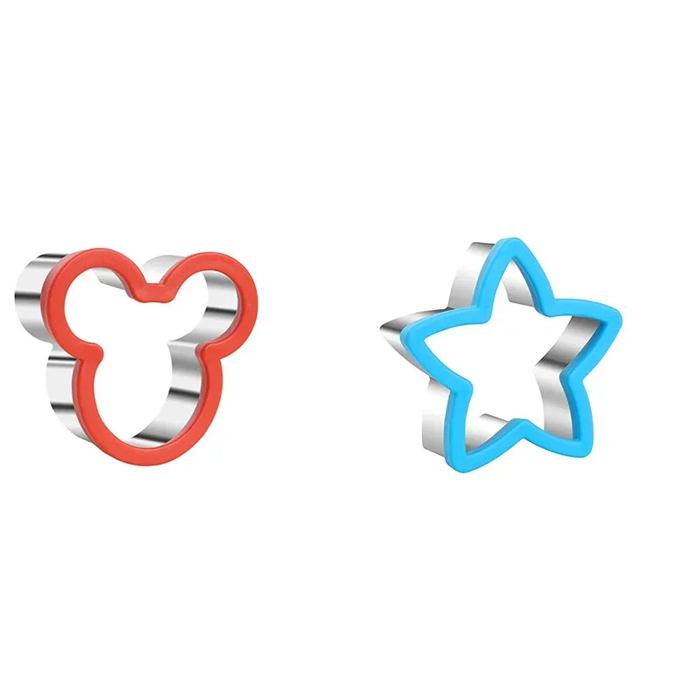 Stainless Steel Sandwich Cutters — Creative Snack Shapes