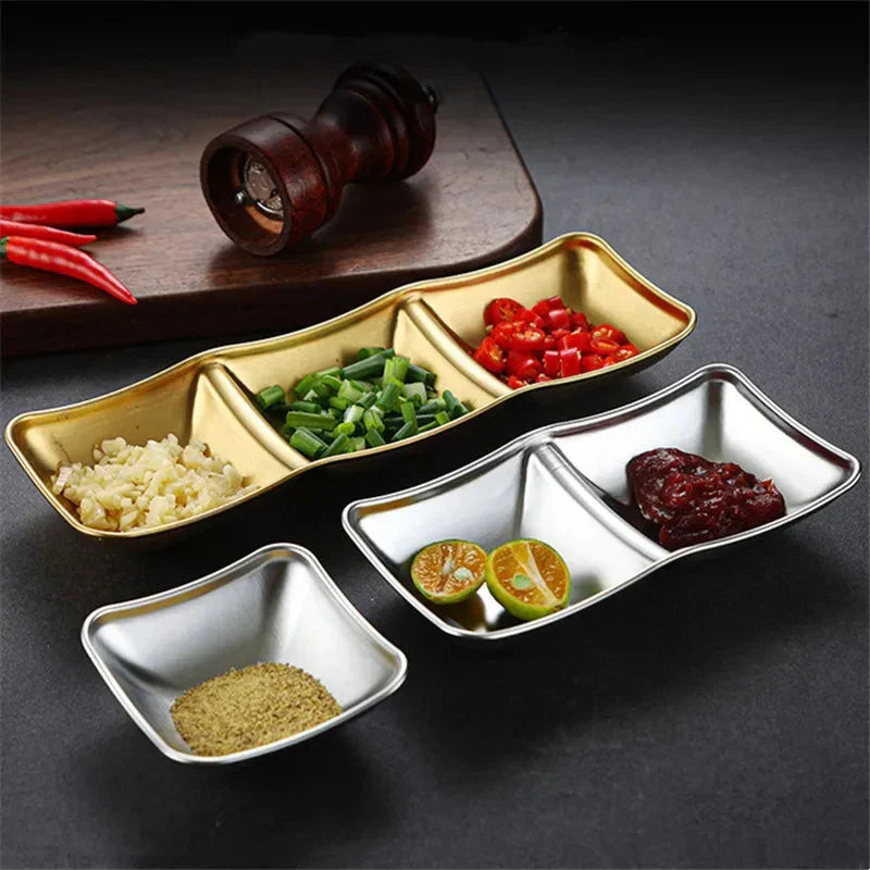 SpiceWave Stainless Steel Spice Bowls — Elegant Table Serving
