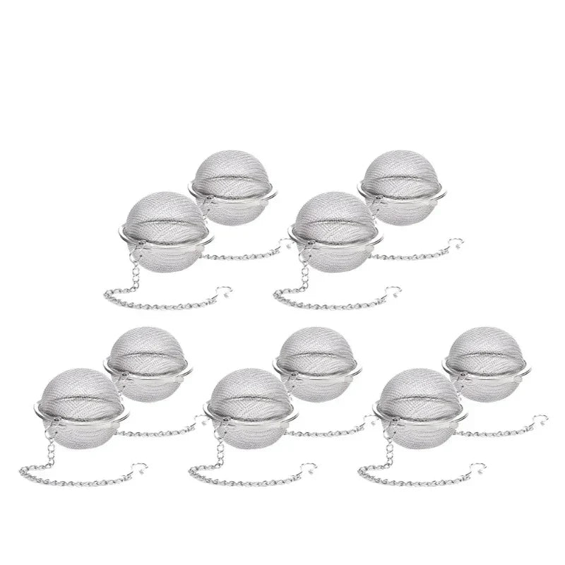 Infuseur à thé boule TeaMaster en acier inoxydable avec chaîne de suspension