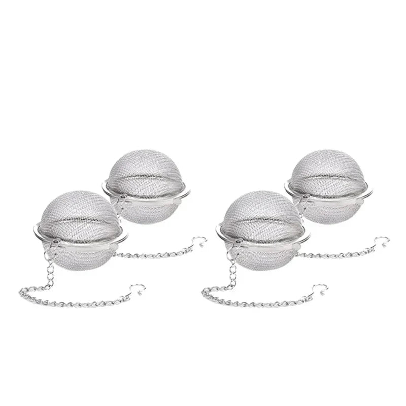 Infuseur à thé boule TeaMaster en acier inoxydable avec chaîne de suspension