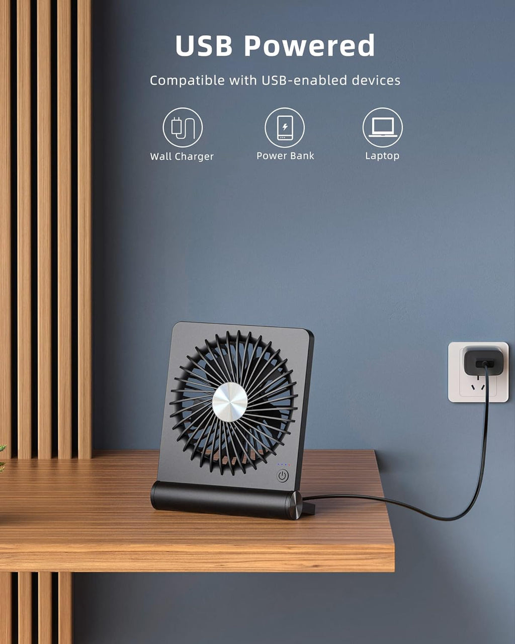 Stark Wind Ultra Quiet Small Table Fan | ventumra