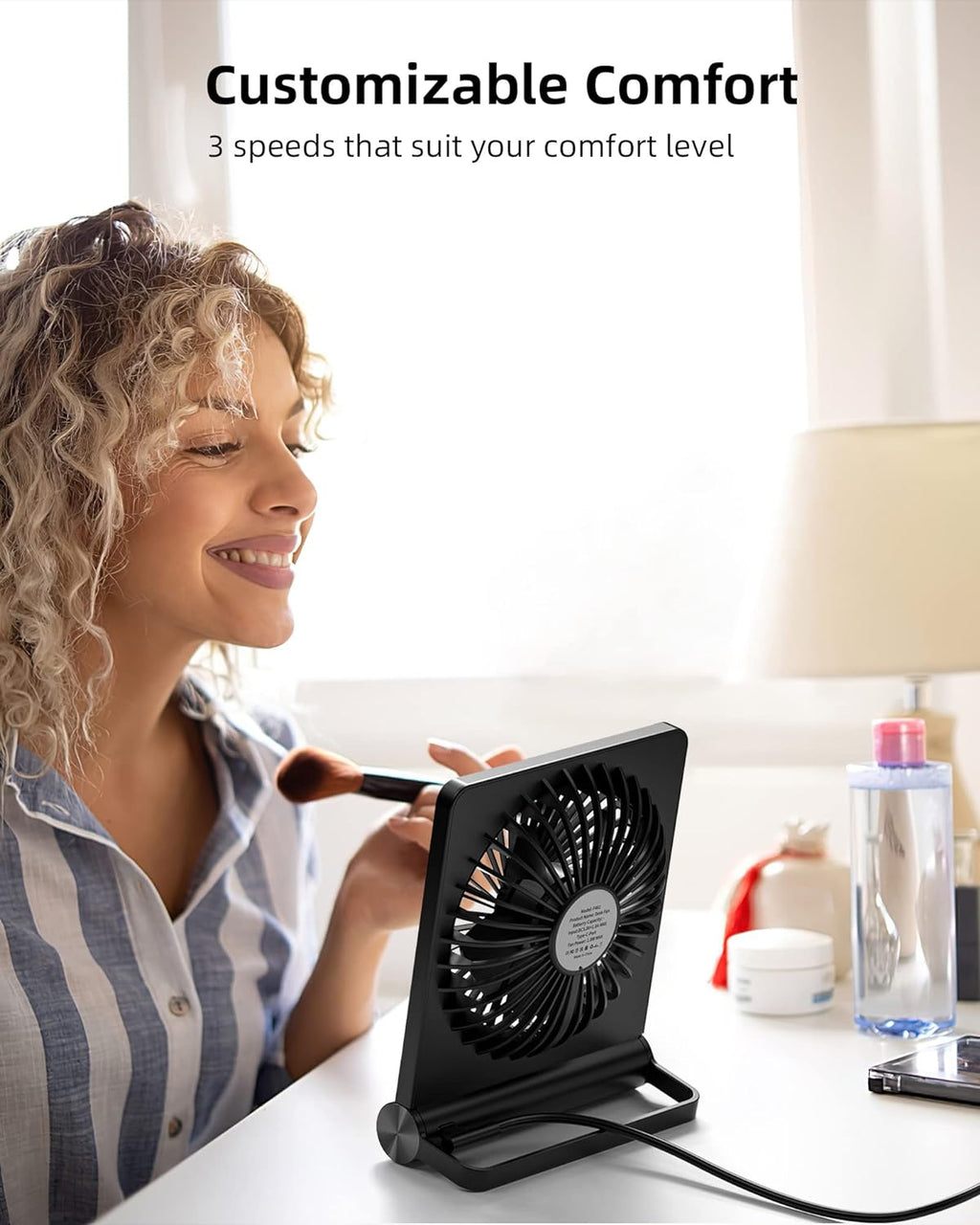 Stark Wind Ultra Quiet Small Table Fan | ventumra