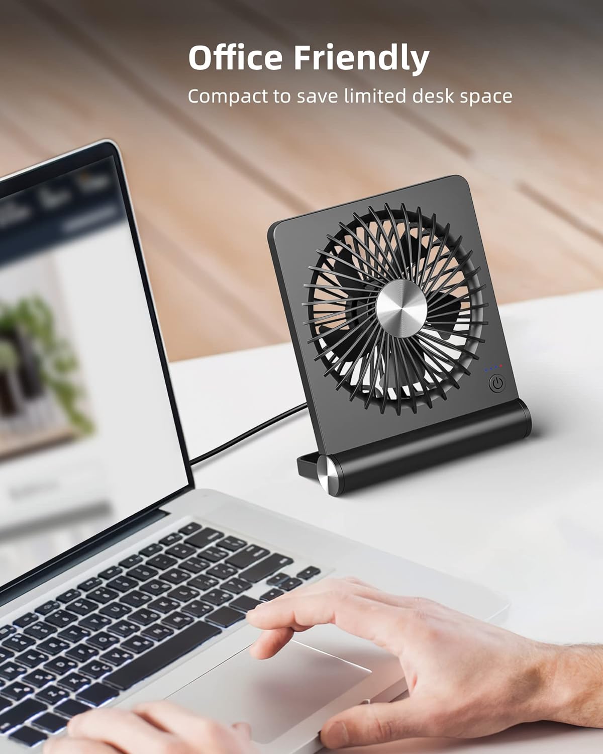 Stark Wind Ultra Quiet Small Table Fan | ventumra