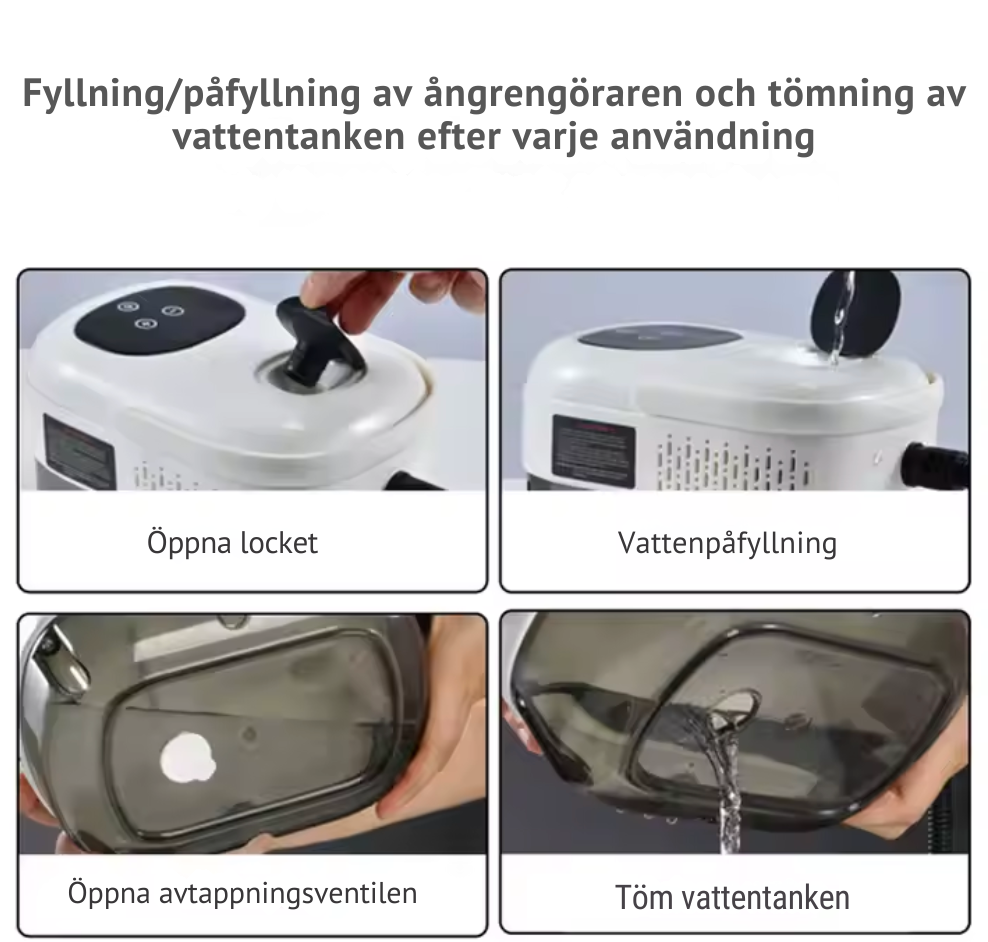 SteamMaster Pro 105°C - Steam Cleaner 3 BAR | ventumra