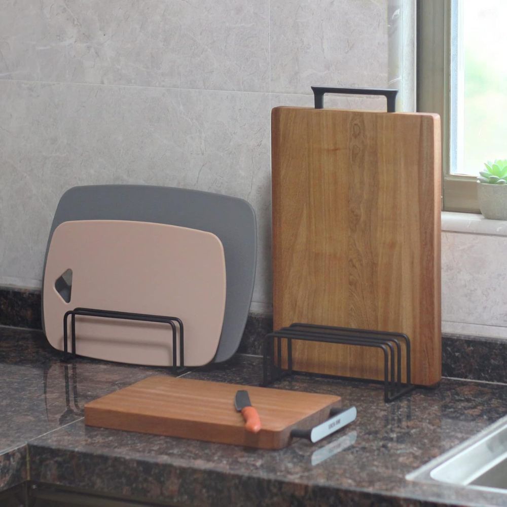 Steel Cutting Board Storage Rack | ventumra