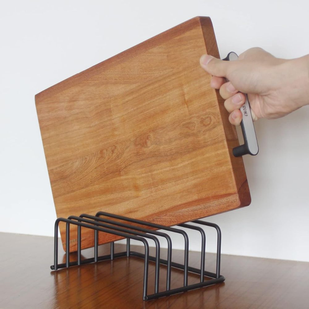 Steel Cutting Board Storage Rack | ventumra