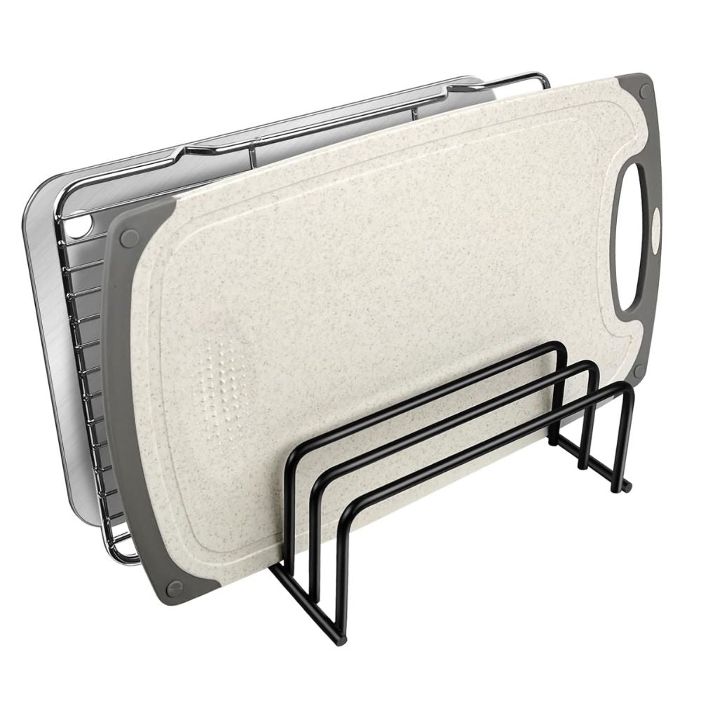 Steel Cutting Board Storage Rack | ventumra