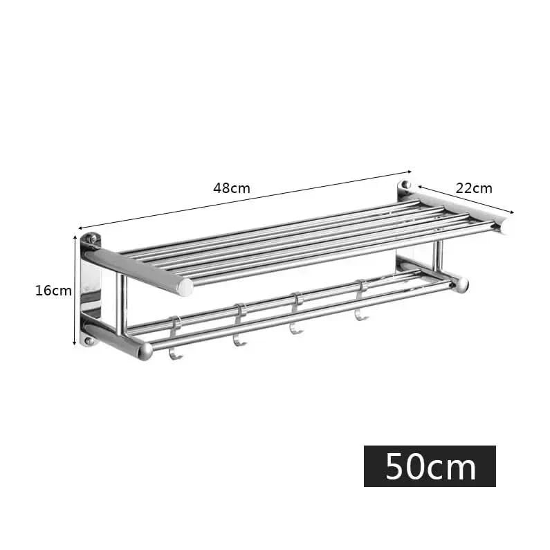 STEELRACK – Stainless Steel Towel Holder Space-Saving & Stylish | ventumra