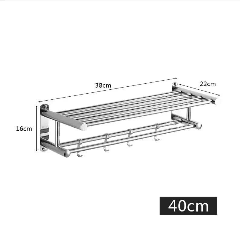 STEELRACK – Stainless Steel Towel Holder Space-Saving & Stylish | ventumra