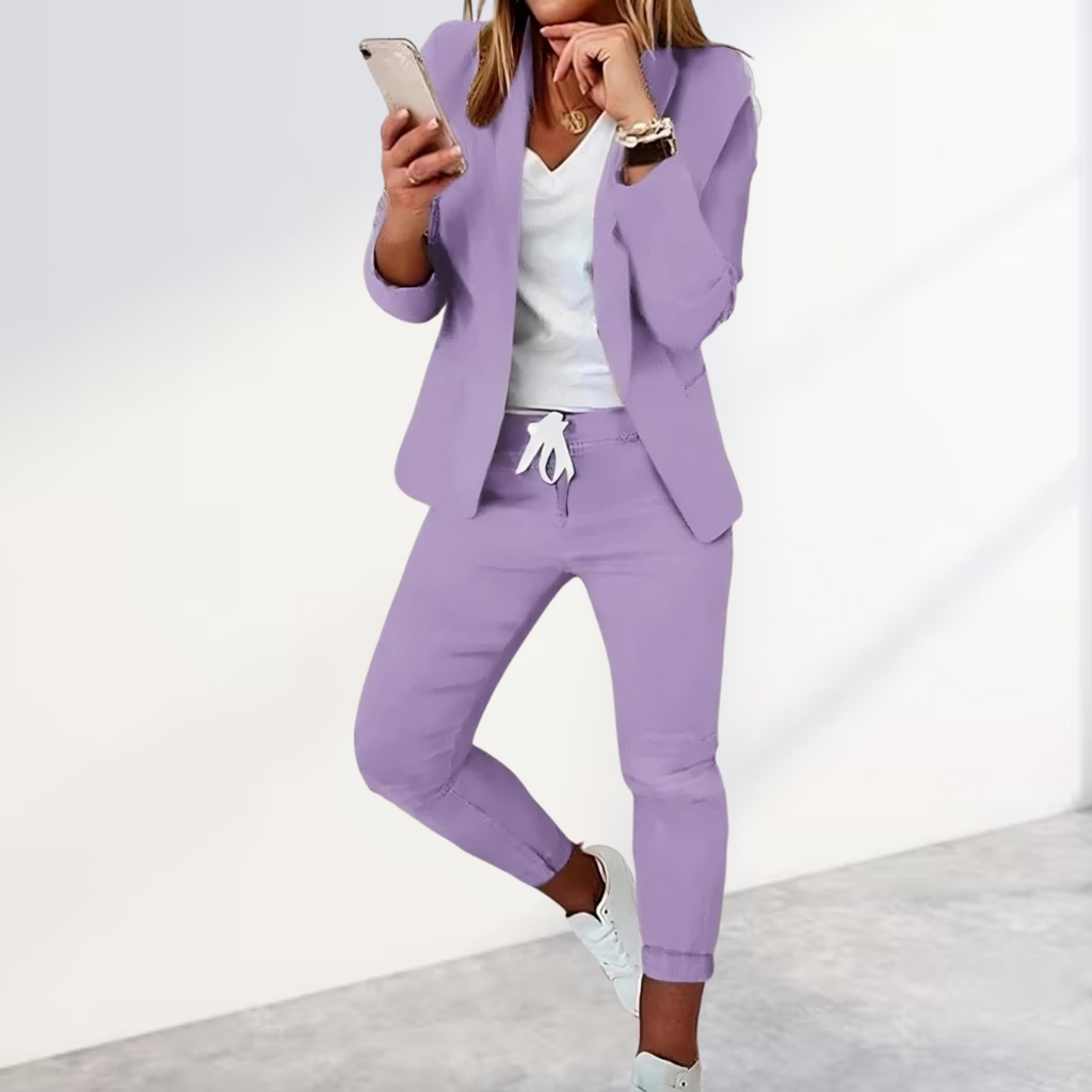Women's Chic Two-Piece Athleisure Suit | ventumra