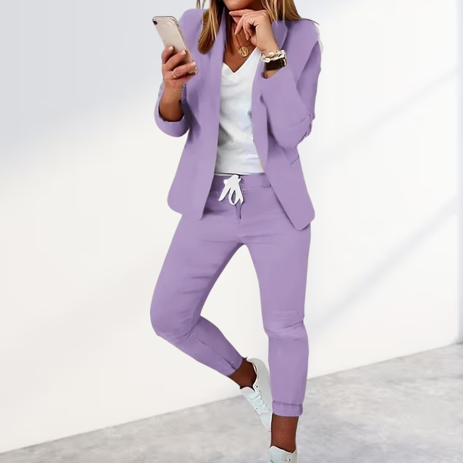 Women's Chic Two-Piece Athleisure Suit | ventumra