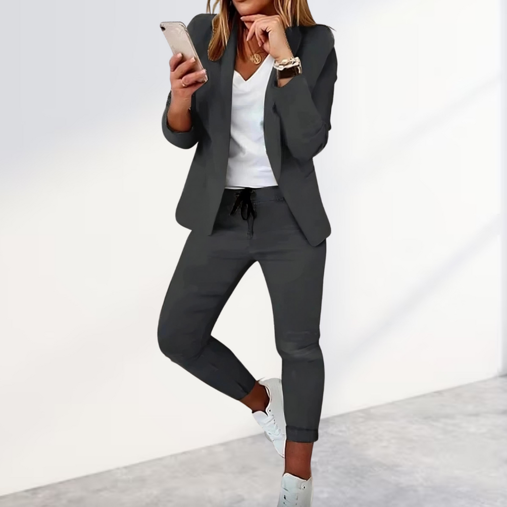 Women's Chic Two-Piece Athleisure Suit | ventumra