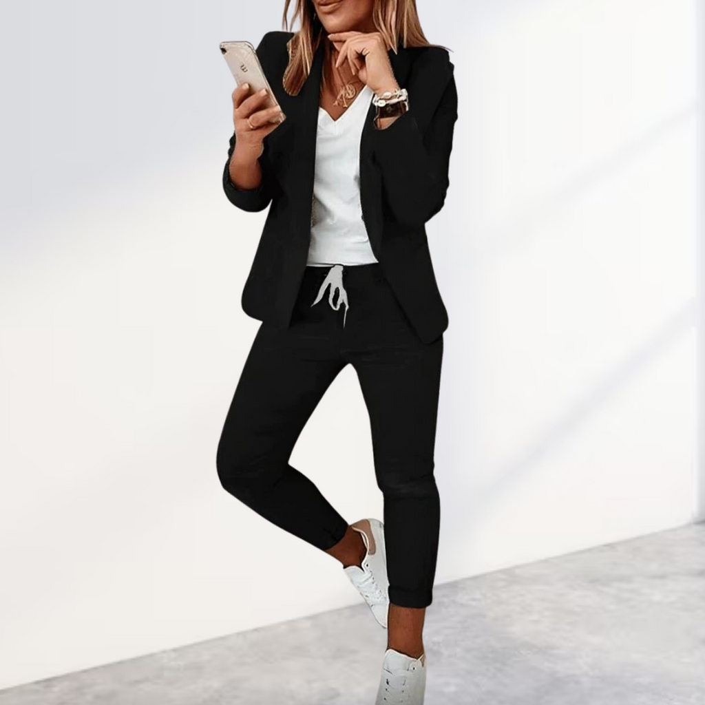 Women's Chic Two-Piece Athleisure Suit | ventumra