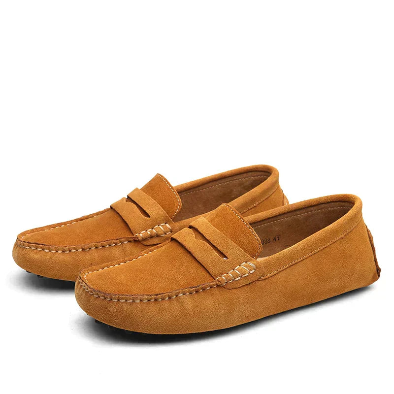 Refined Italian Suede Loafers | ventumra