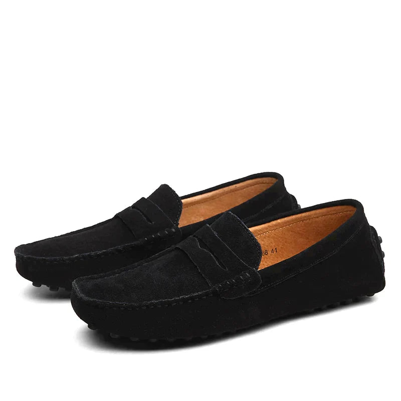 Refined Italian Suede Loafers | ventumra