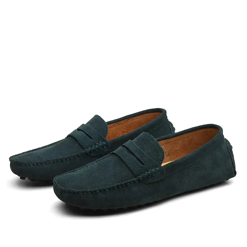 Refined Italian Suede Loafers | ventumra