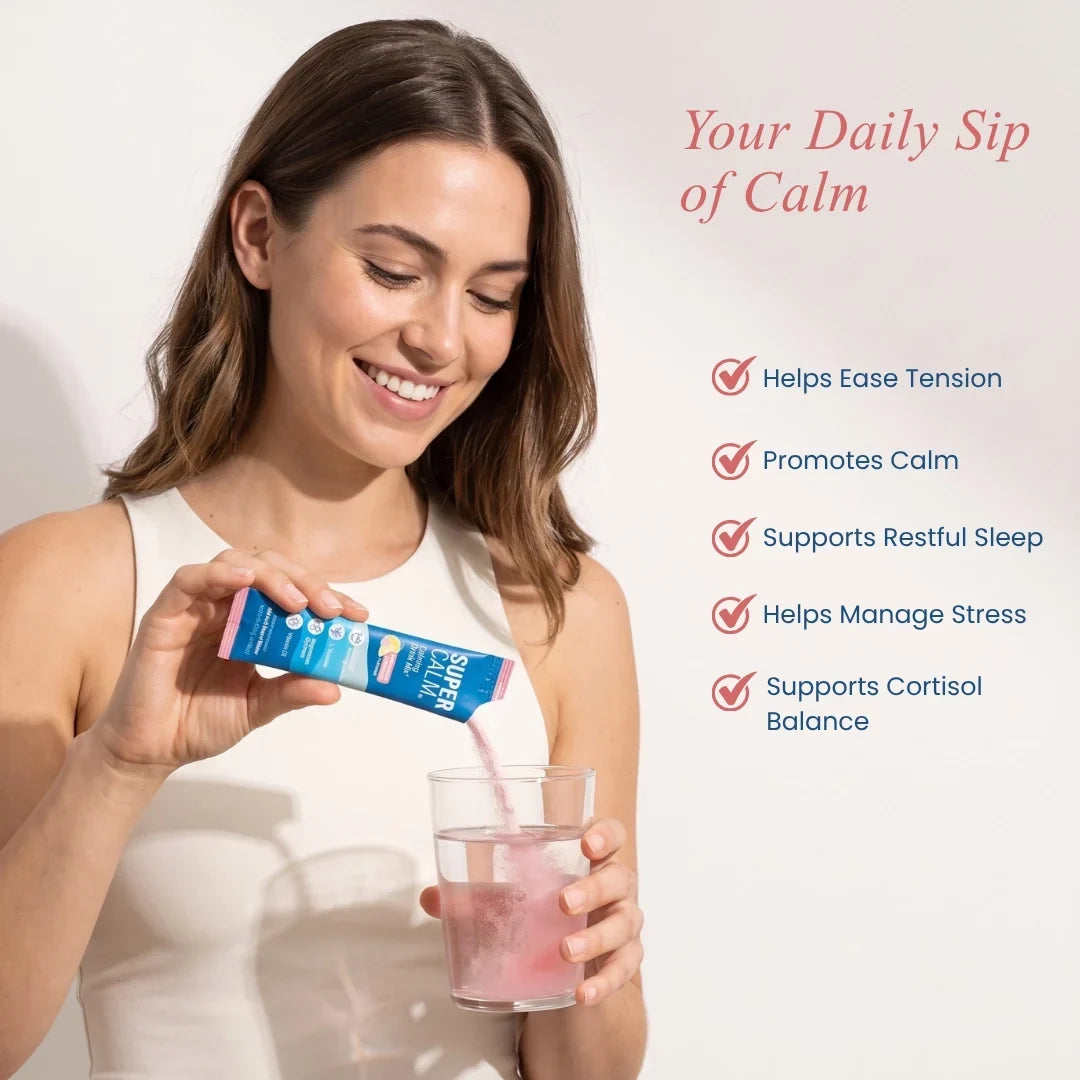 SuperCalm Framboise-Citronnade : soulagement du stress, concentration sereine et sommeil réparateur
