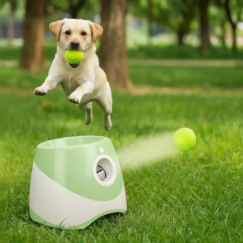 FetchNova Deluxe Pro Automatic Ball Thrower — Automated Toss System