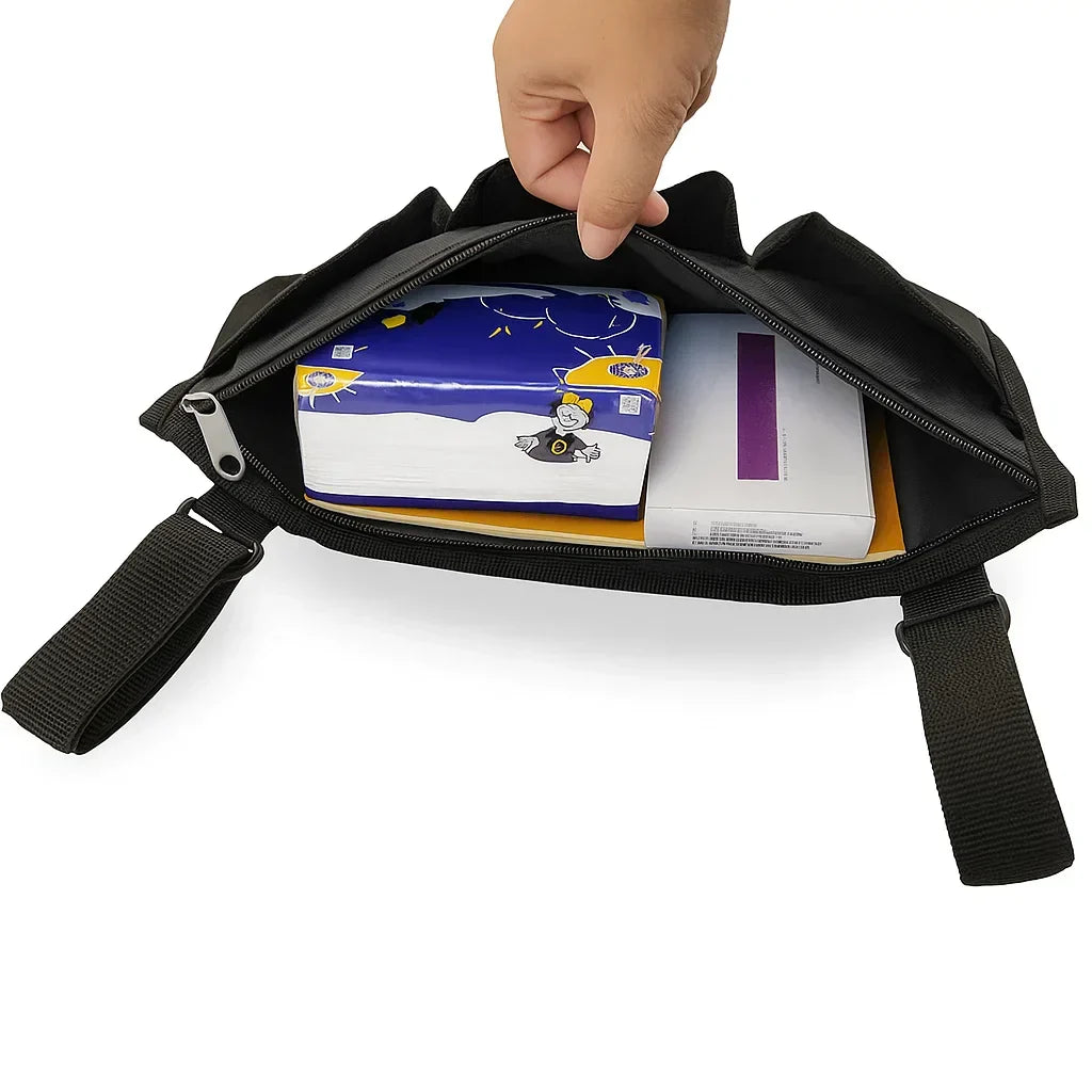 Wheelchair Side Bag — Quick-Access Multiple-Compartment Storage