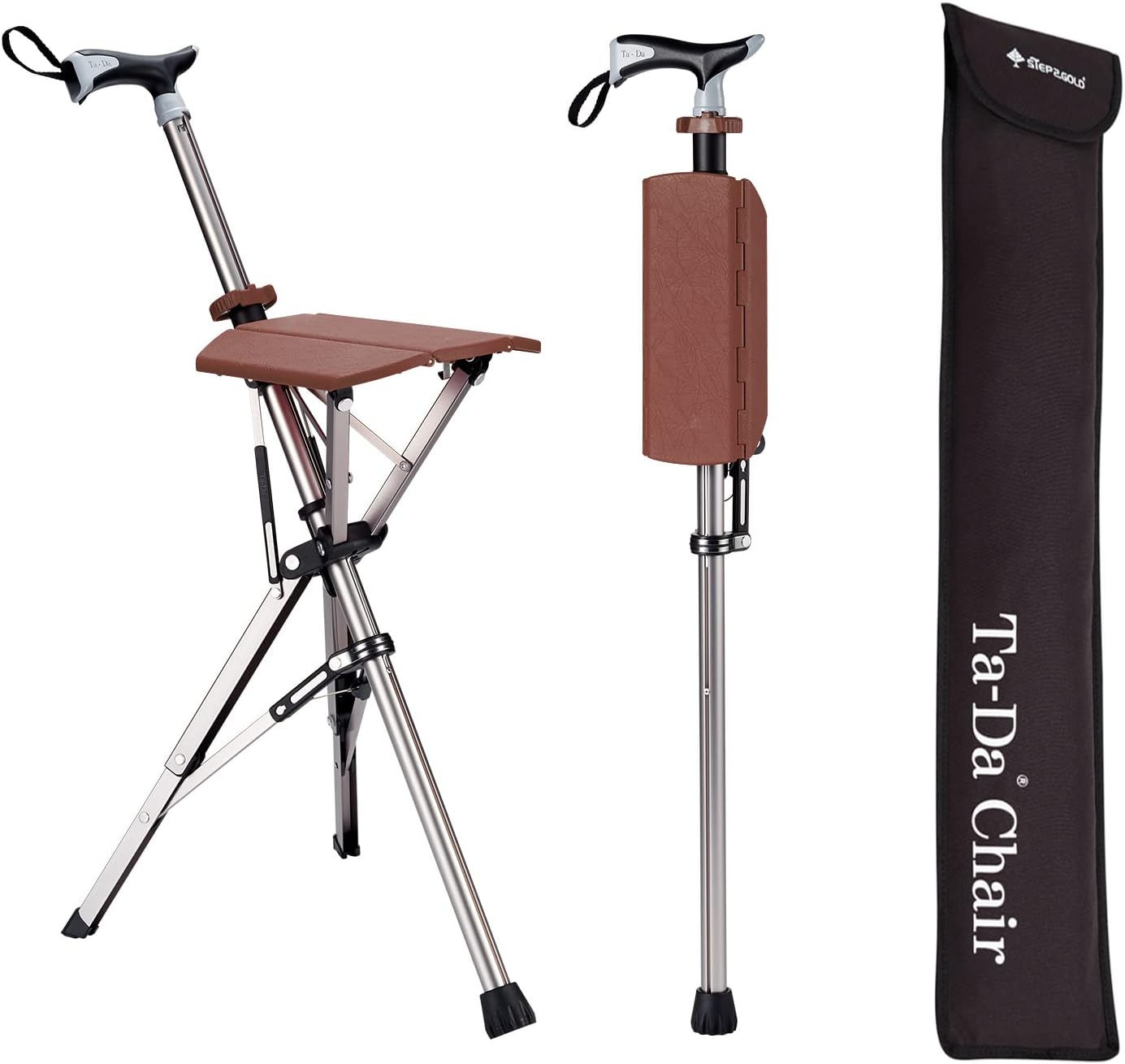 TerraNest Hiking Pole With Built-In Seat for Breaks | ventumra