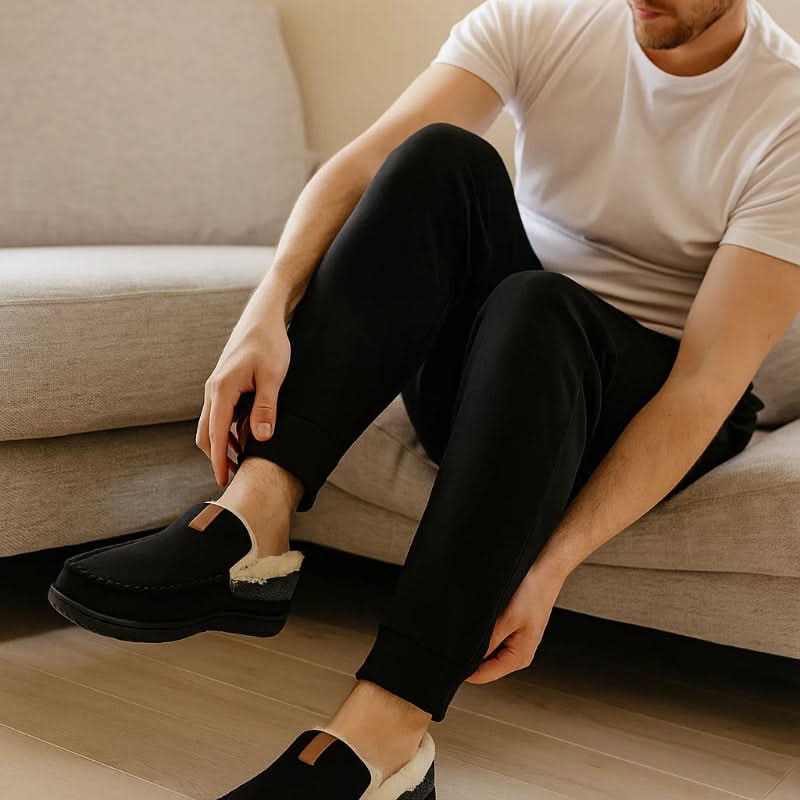 TERRAWOOL – Warm Men's Slip-On Shoes Made of Man-Made Wool | ventumra