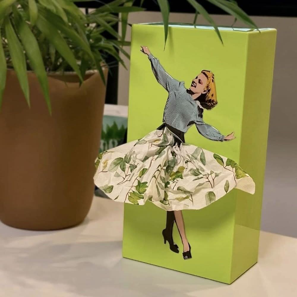 TISSUDANCE – Playful Rock Tissue Box for Creative Home Decoration | ventumra