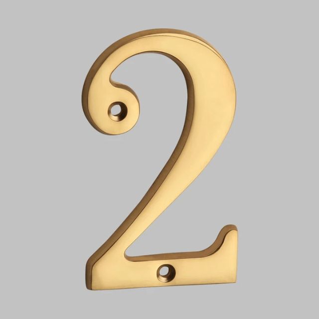 Solid Brass House Numbers - Classic Design | ventumra