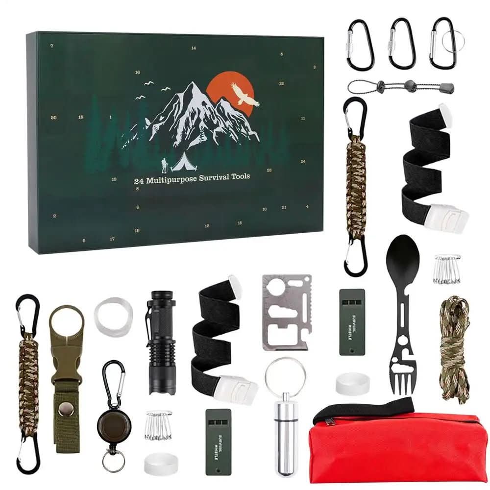 TRAILBOX Advent Calendar 2025 – 24 Outdoor Tools for Men | ventumra
