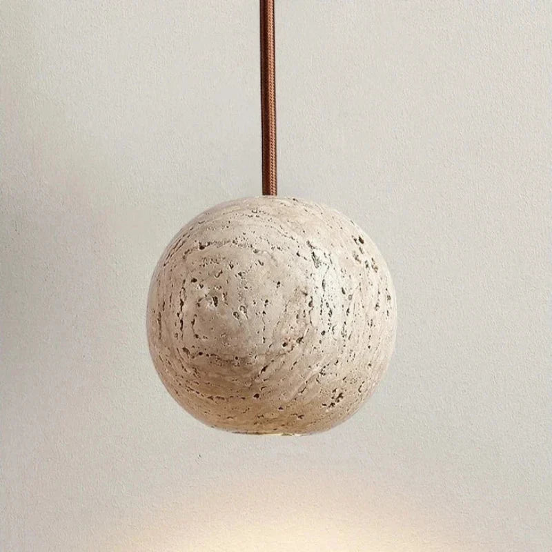 Refined Travertine  Pendant Light | Ventumra