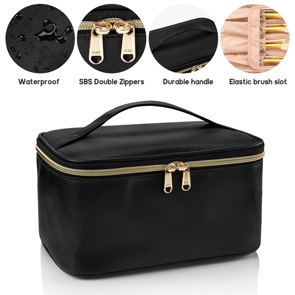 Travel-friendly Make-up Organizer with Dividers | ventumra