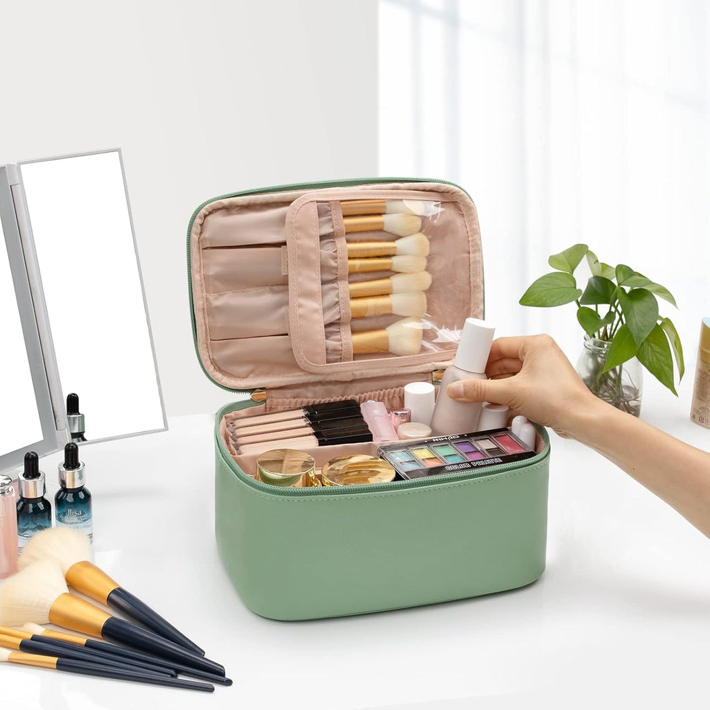 Travel-friendly Make-up Organizer with Dividers | ventumra
