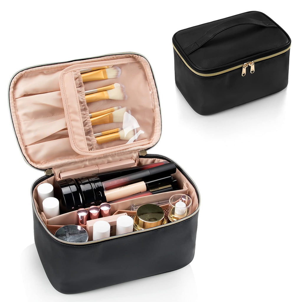 Travel-friendly Make-up Organizer with Dividers | ventumra