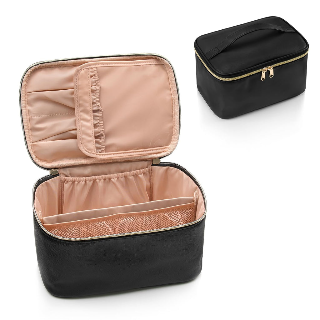 Travel-friendly Make-up Organizer with Dividers | ventumra