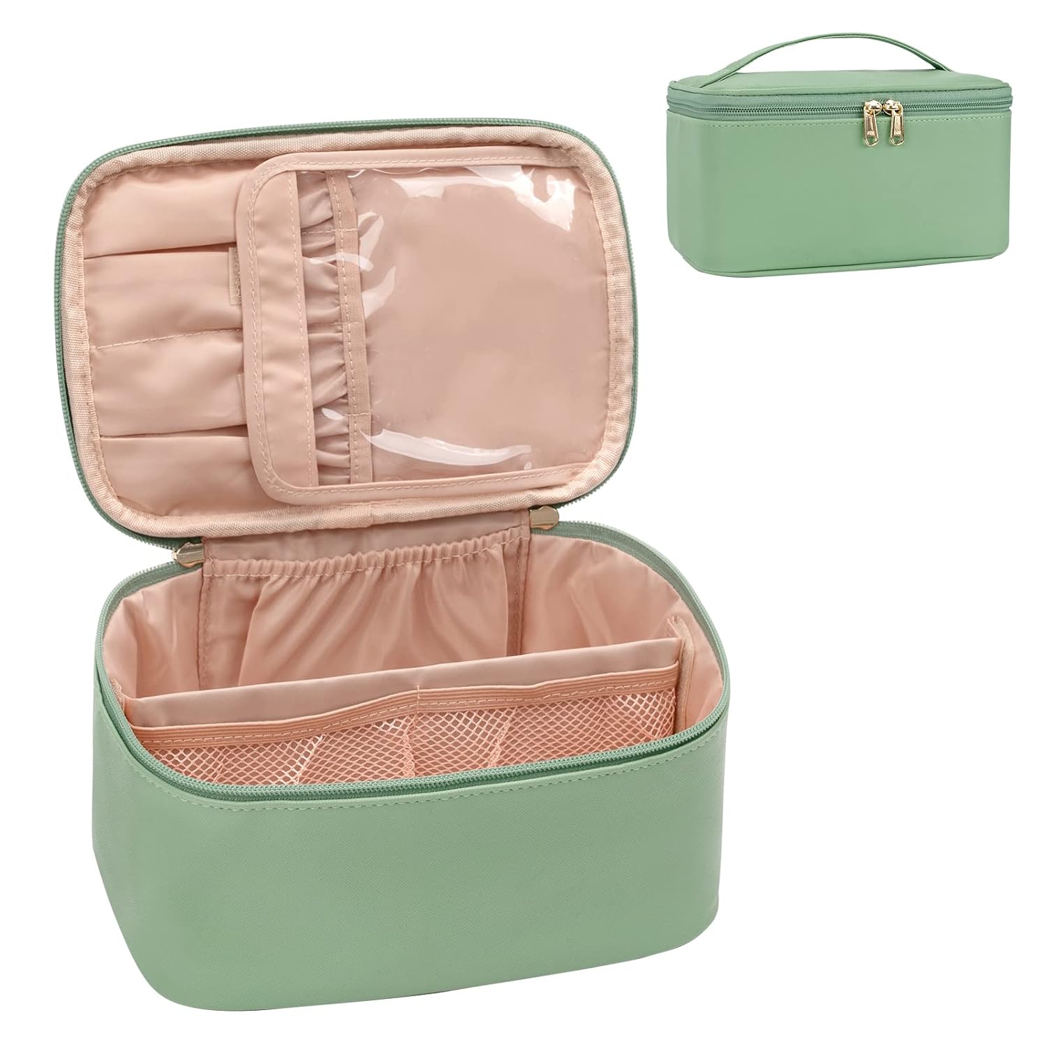 Travel-friendly Make-up Organizer with Dividers | ventumra