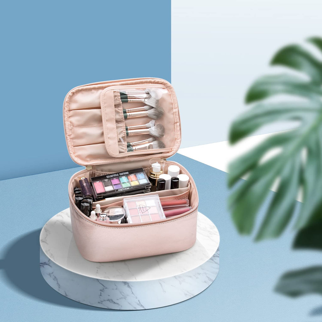 Travel-friendly Make-up Organizer with Dividers | ventumra