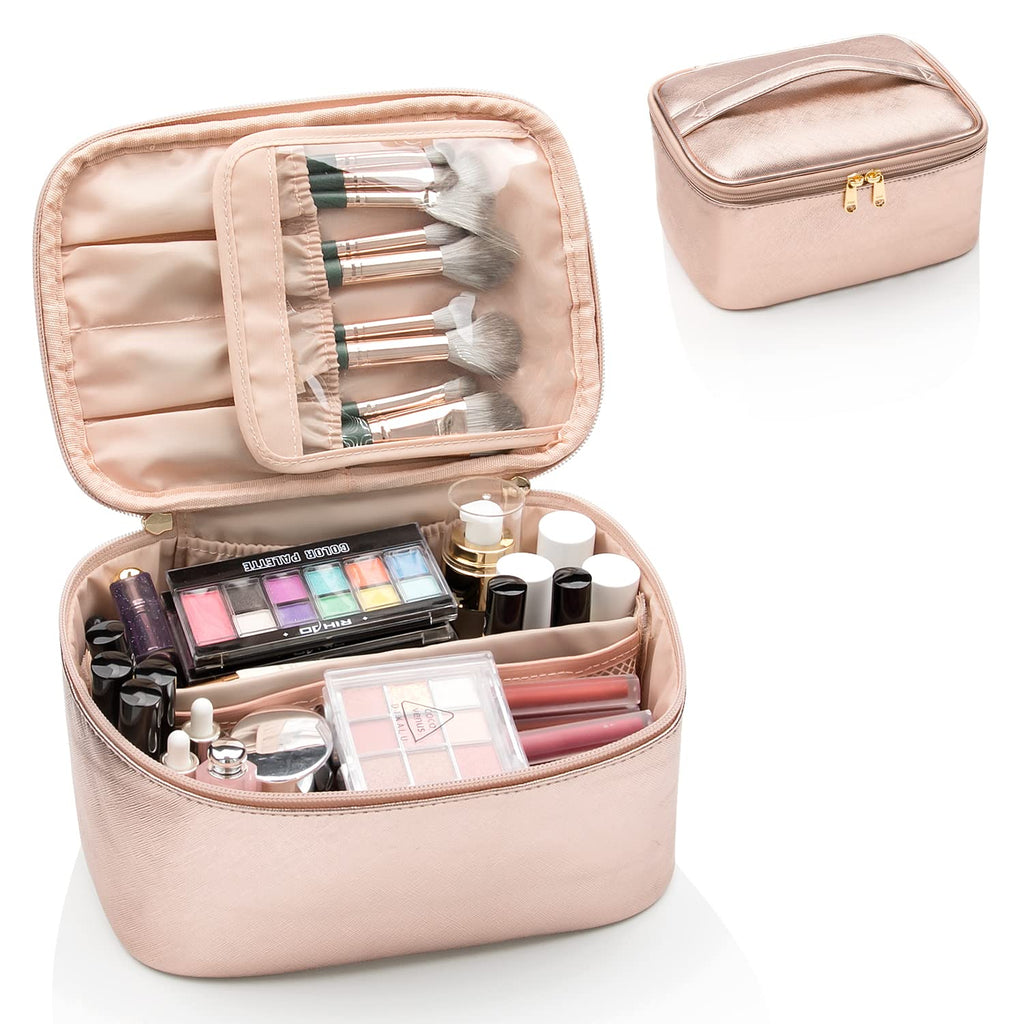 Travel-friendly Make-up Organizer with Dividers | ventumra