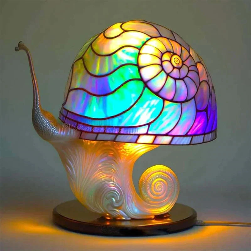 Lumavera Stained Glass Accent Lamp With Vibrant Glow