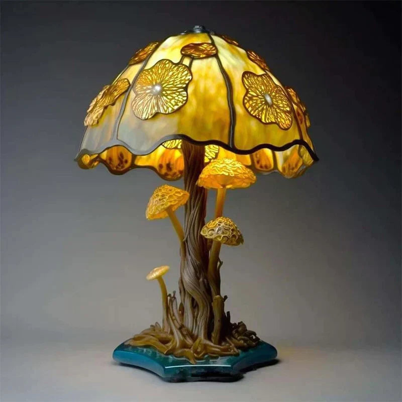 Lumavera Stained Glass Accent Lamp With Vibrant Glow