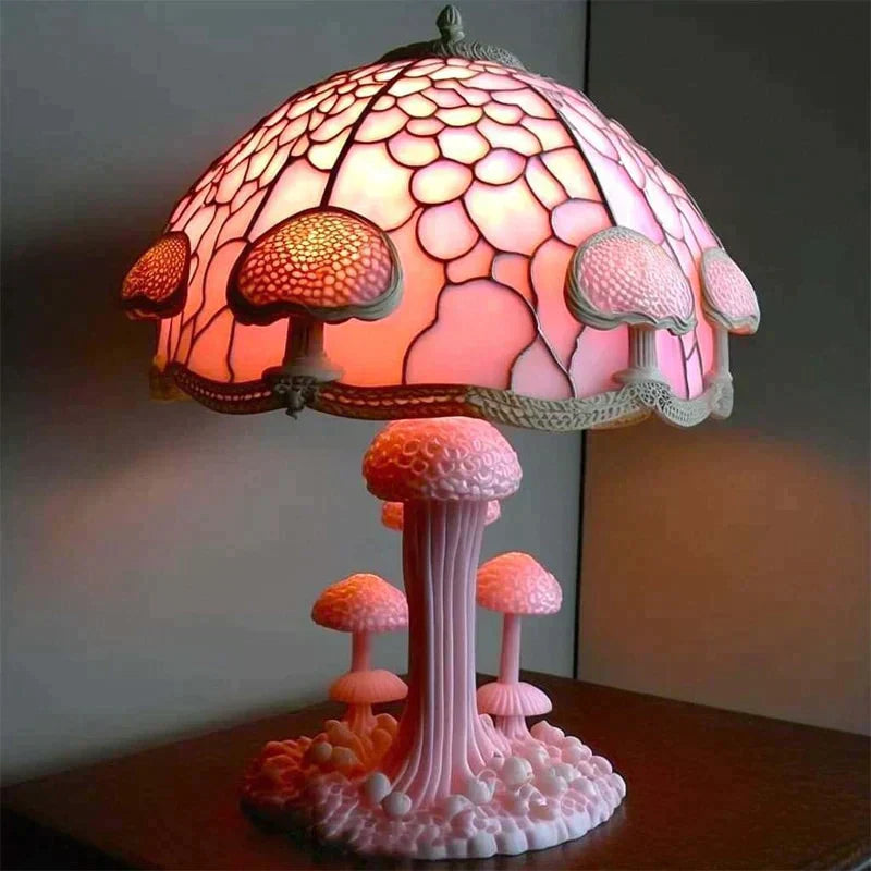 Lumavera Stained Glass Accent Lamp With Vibrant Glow