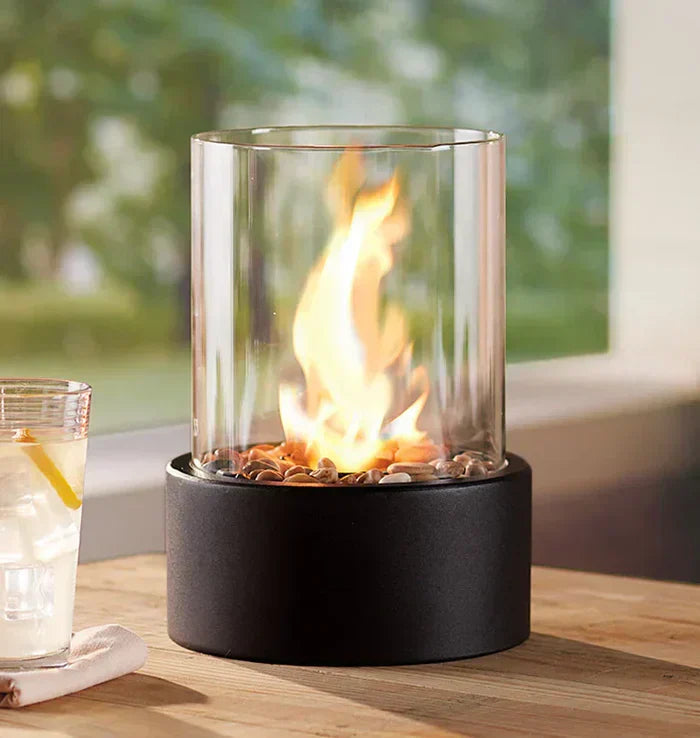 Trendy & Portable Table Fire Lantern - GlowLuxe | ventumra